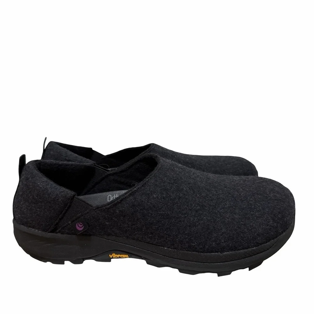 Topo Athletic Rekovr 2 Recovery Shoes Womens US 9 Charcoal Wool Vibram Slip On